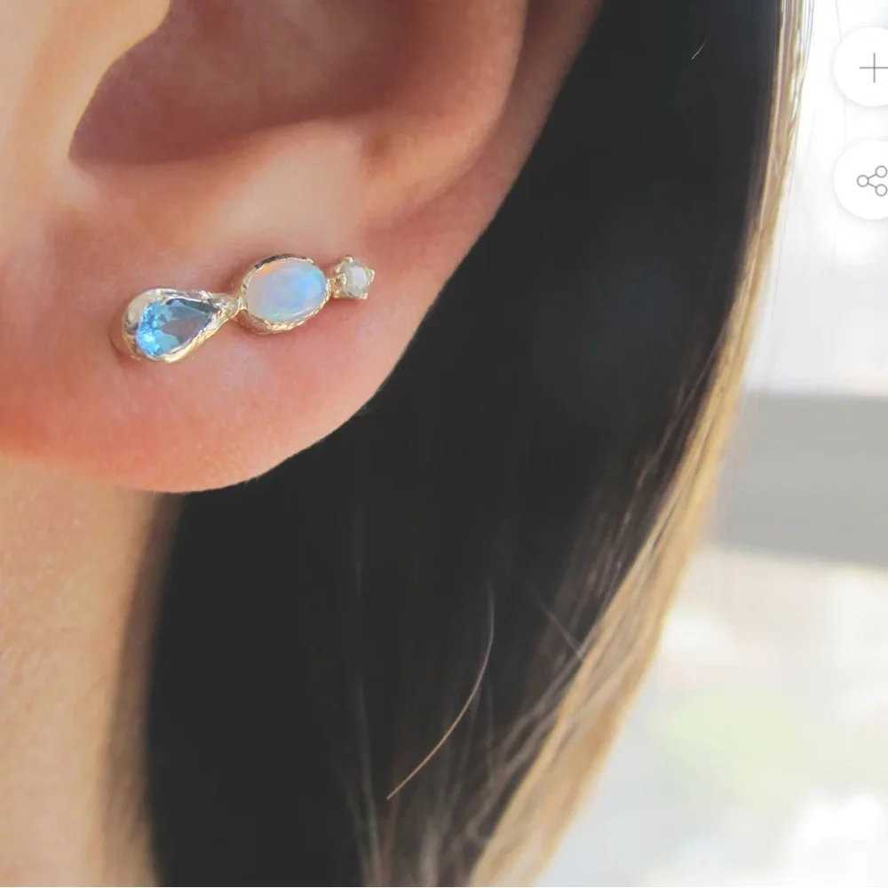 NIB MISA JEWELRY Marina Mermaid‎ Ear Crawler, Never Worn